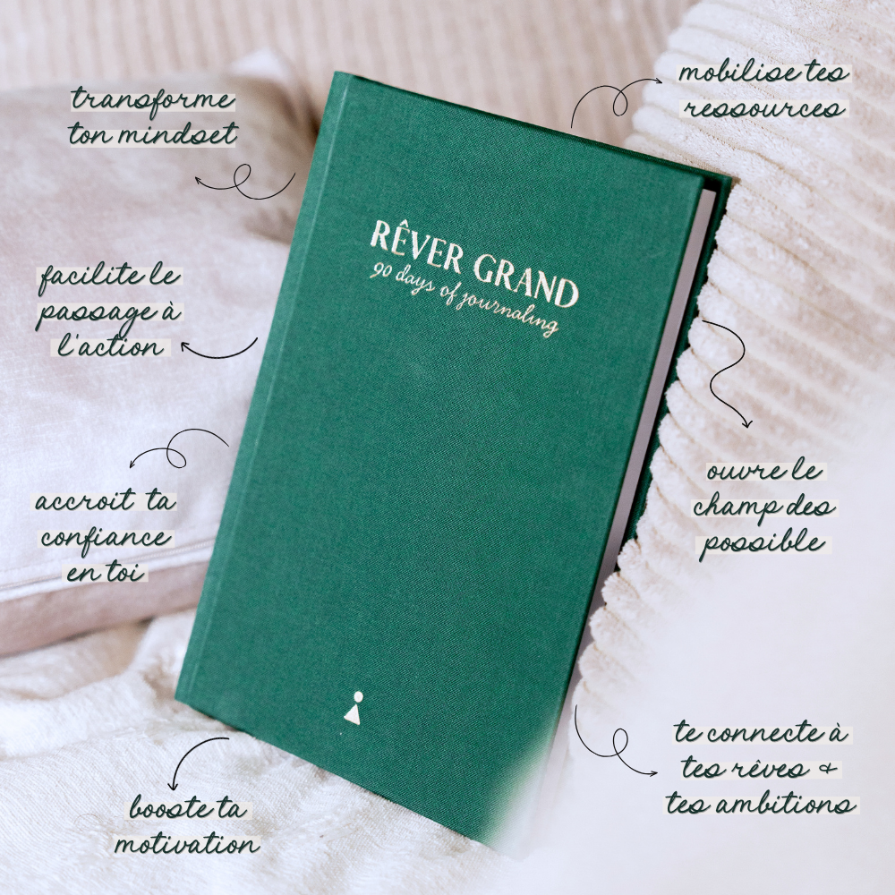 Carnet de journaling guidé - "Rêver Grand"