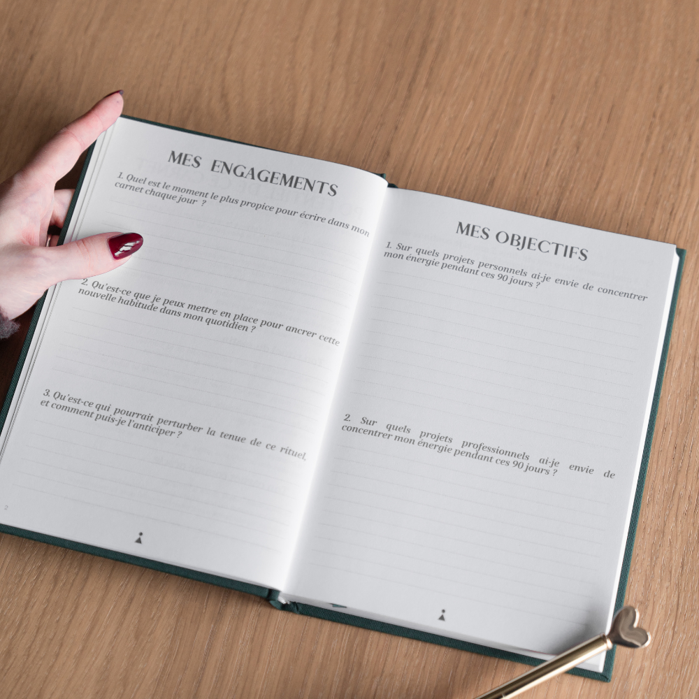 Carnet de journaling guidé - "Rêver Grand"