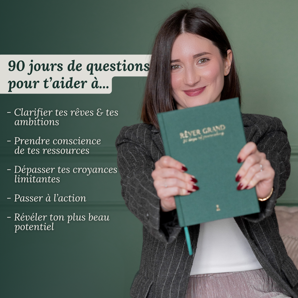 Carnet de journaling guidé - "Rêver Grand"