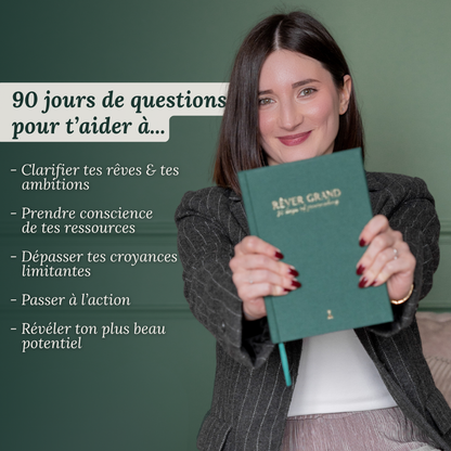 Carnet de journaling guidé - "Rêver Grand"